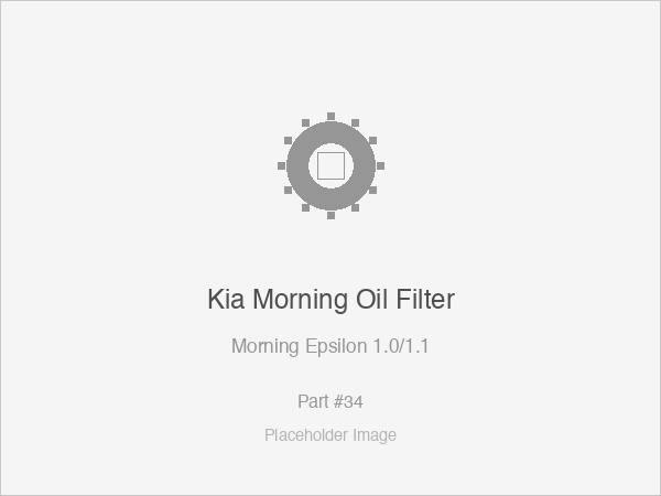 Kia Morning Oil Filter