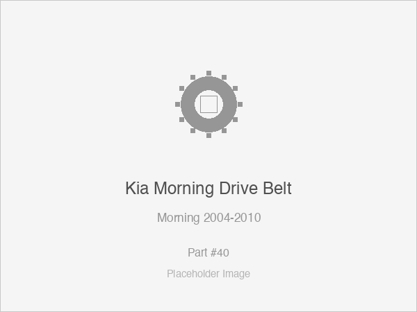 Kia Morning Drive Belt