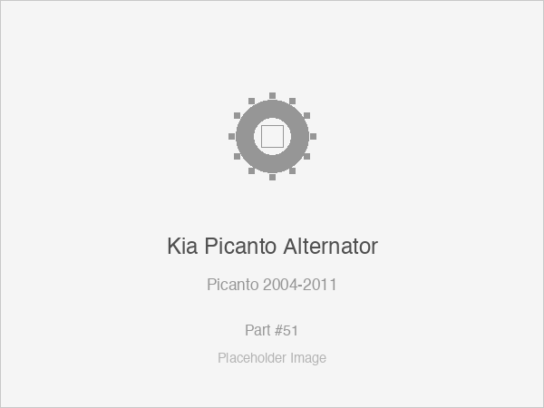 Kia Picanto Alternator
