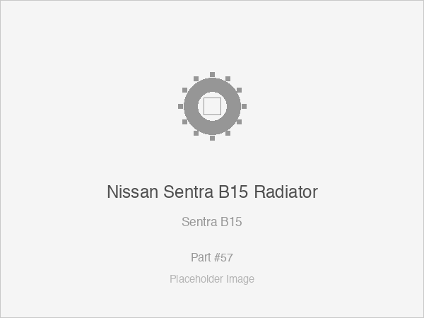 Nissan Sentra B15 Radiator
